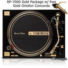 Reloop RP-7000 GLD Limited Edition GOLD Turntable Package
