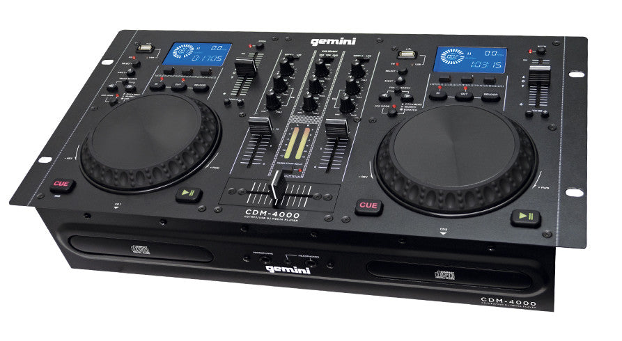 【国内正規総代理店アイテム】 Mixer MP3/CD/USD Dual Channel 2 CDM-4000 Gemini Console JK – DJ機材