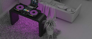 Glorious Session Cube XL - Designer DJ workstation - With Laptop Stand