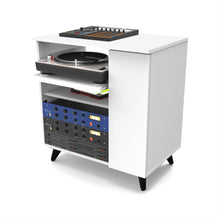 Glorious Modular Side Rack Extension for Sound Desk Pro. Avail in White / Walnut / Black