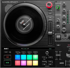 Hercules DJControl Inpulse T7 Serato DJ Controller w/ Rotating Platters