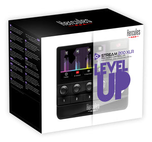 Hercules STREAM 200 XLR Audio Controller for Live Streaming & Gaming