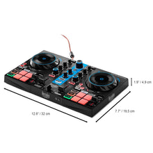 Hercules Inpulse 200 mk2 Limited Edition Artic Blue for Serato DJ Lite and DJuiced software (B-STOCK)