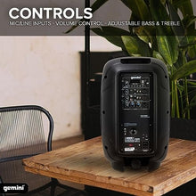 Gemini AS-2110BT  1000 Watt Active 10” Bluetooth® Loudspeaker