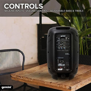 Gemini AS-2110BT  1000 Watt Active 10” Bluetooth® Loudspeaker
