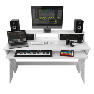 Glorious Sound Desk Pro Studio Desk w/ sliding keyboard shelf / Black