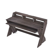 Glorious Sound Desk Pro in Walnut / Studio Furniture with sliding keyboard shelf