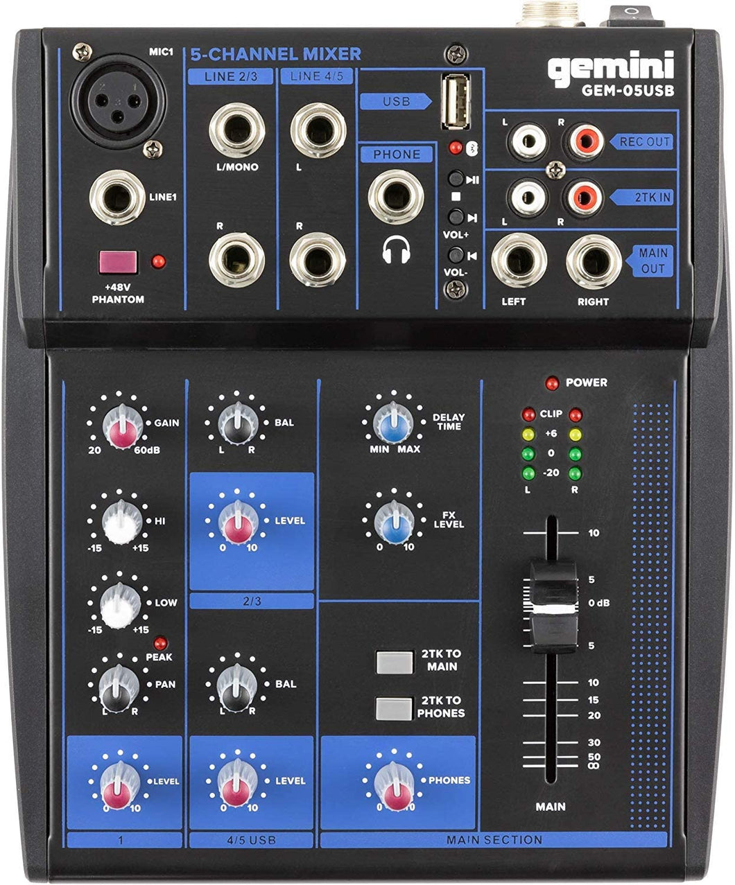 Gemini Sound Professional Audio Equipment GEM-05USB