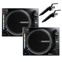 Reloop RP-8000mk2 (PAIR) Advanced Hybrid Turntable w/ MIDI feature section and FREE Ortofon Needles
