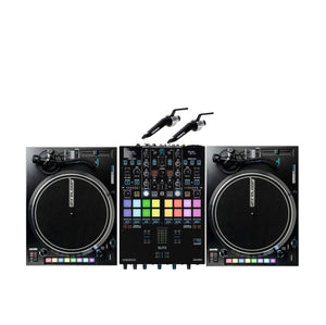 Reloop ELITE Two Channel Serato DJ Pro Mixer Bundle W/ Rp-8000mk2 and Needles