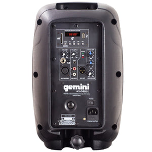 Gemini AS-08 2-Way Active Power Bluetooth Loudspeaker "B" STOCK